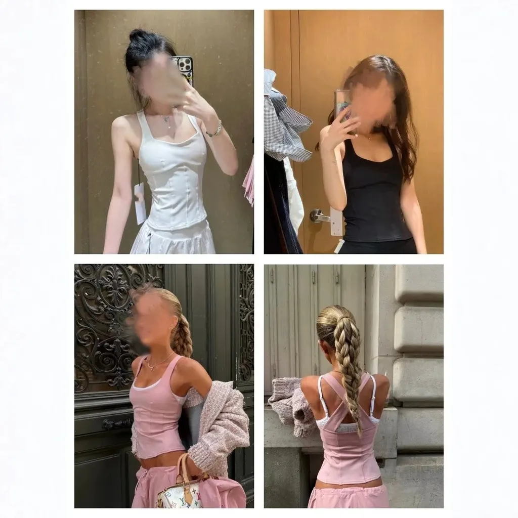 Débardeur sport dos croisé