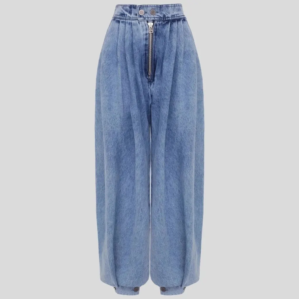 Jean ballon taille haute