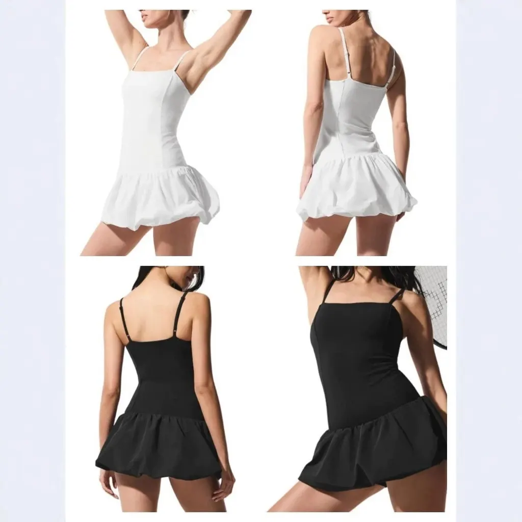 Robe de tennis bouffante