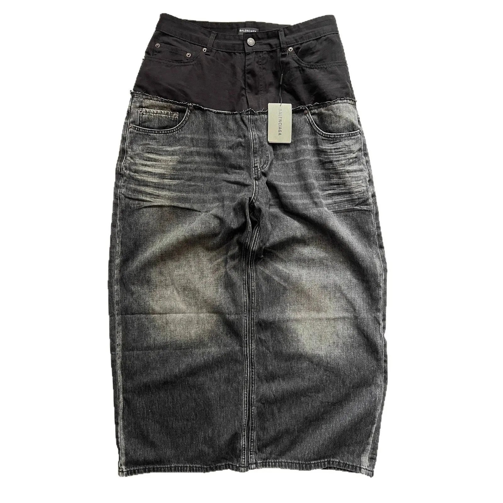 Jupe en denim Balenciaga