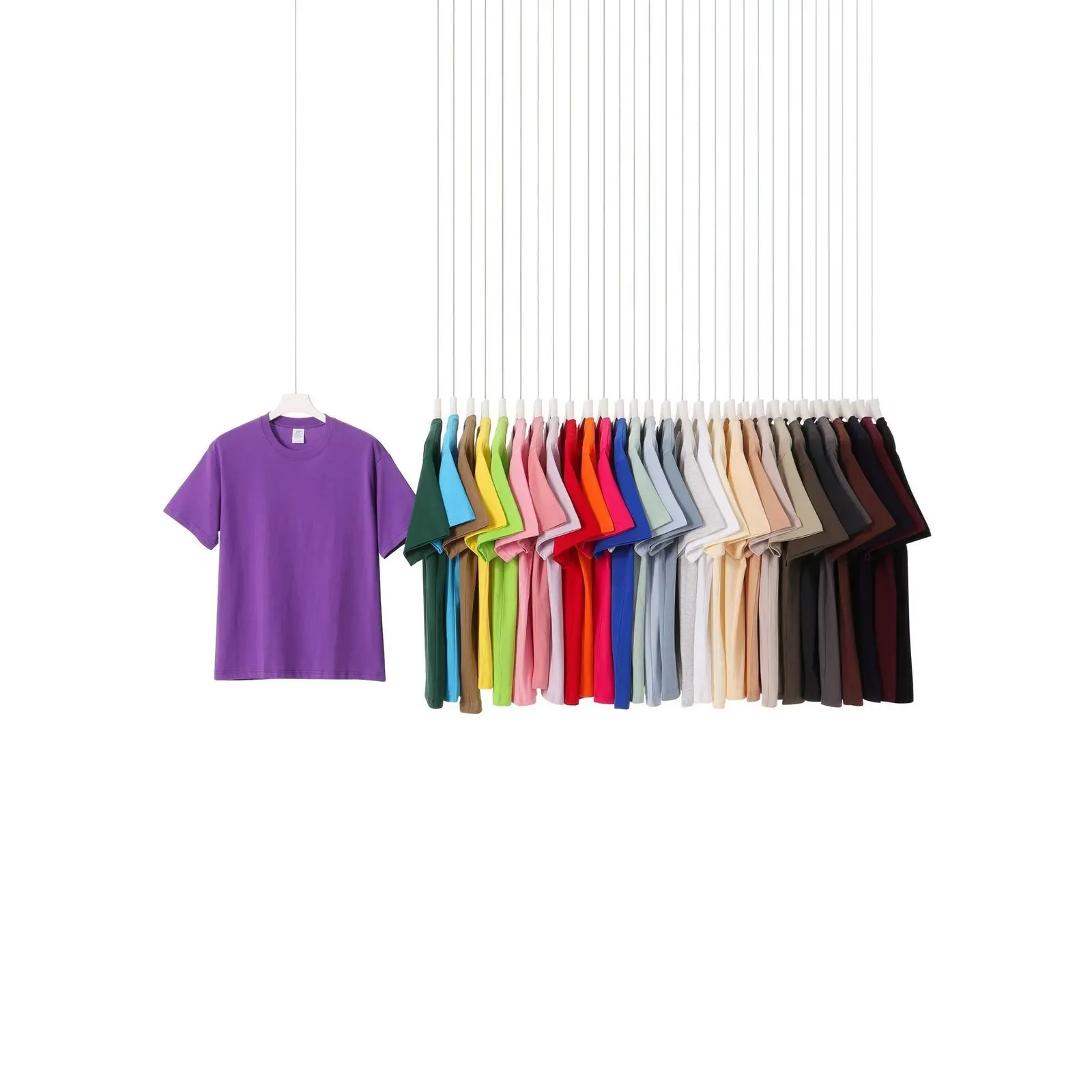 T-shirt uni en coton