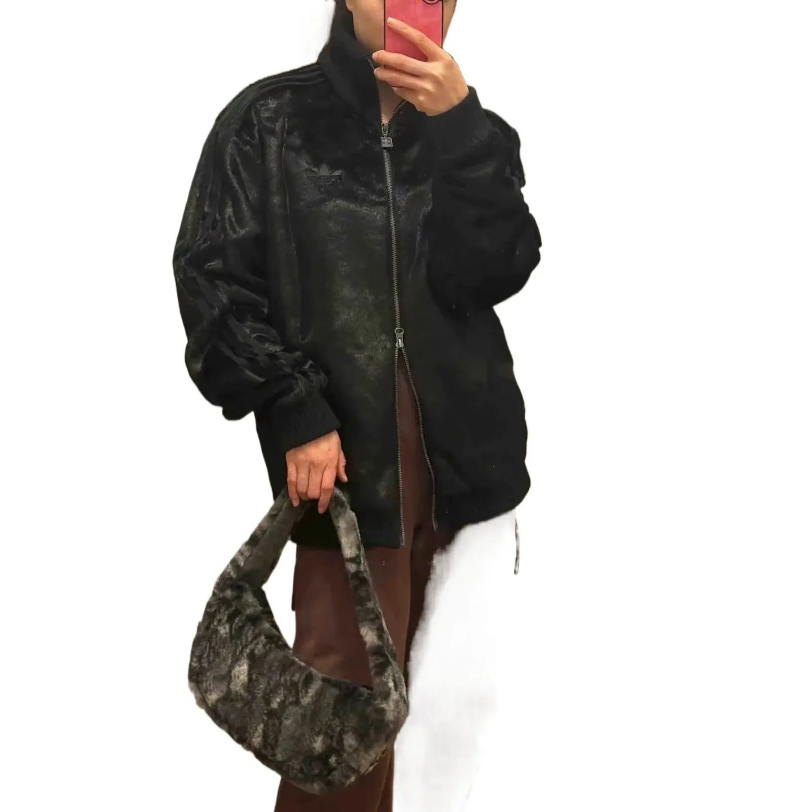 Veste Adidas en fausse fourrure
