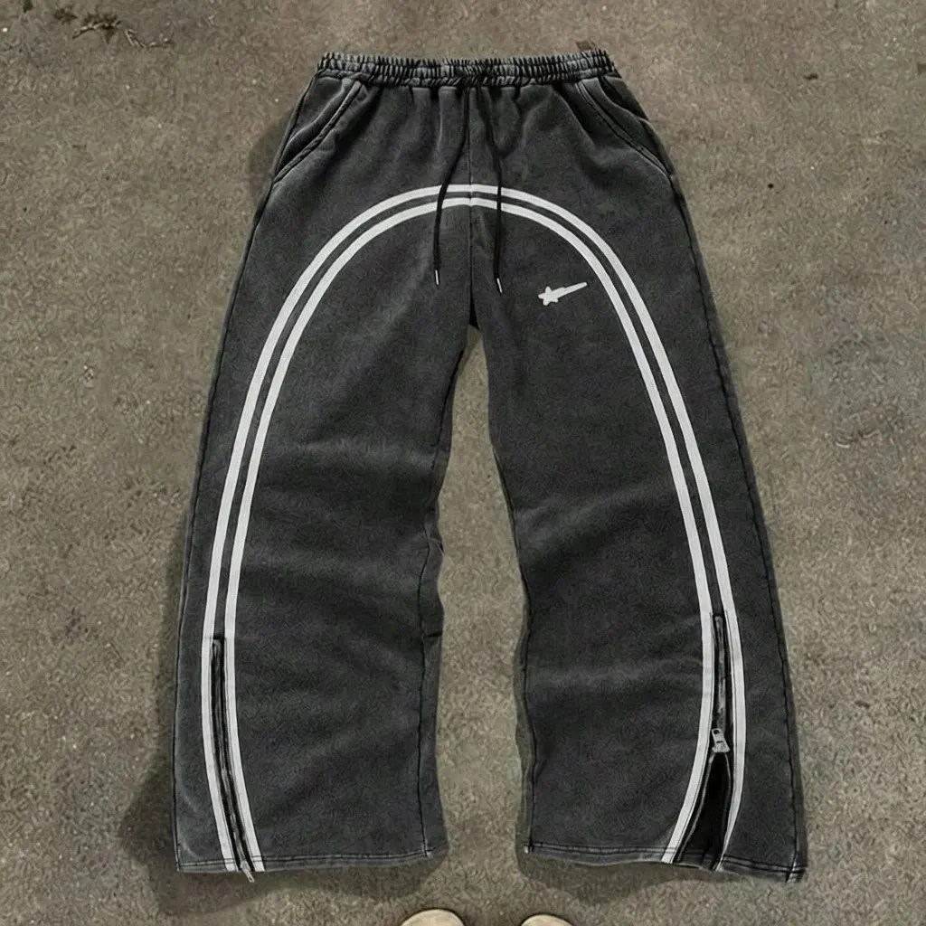 Pantalon de jogging zippé