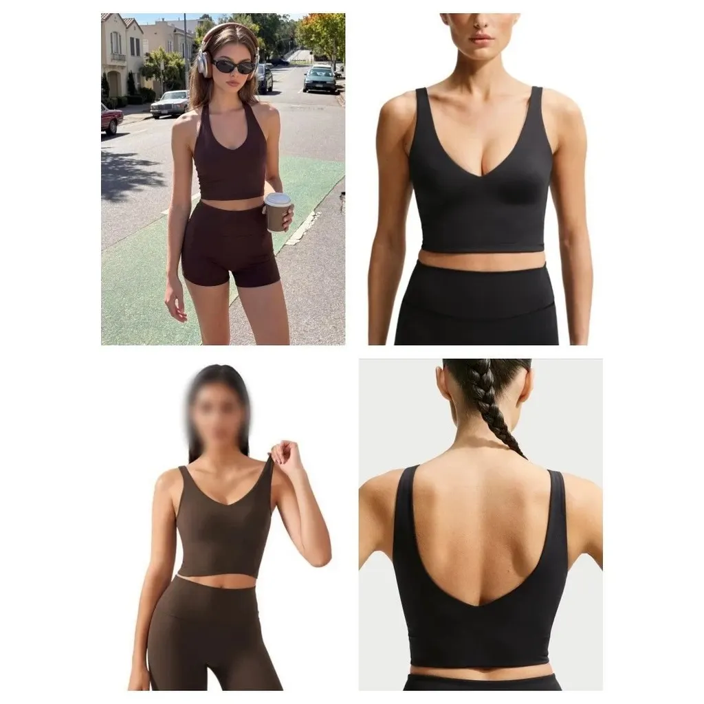 Débardeur de yoga col V