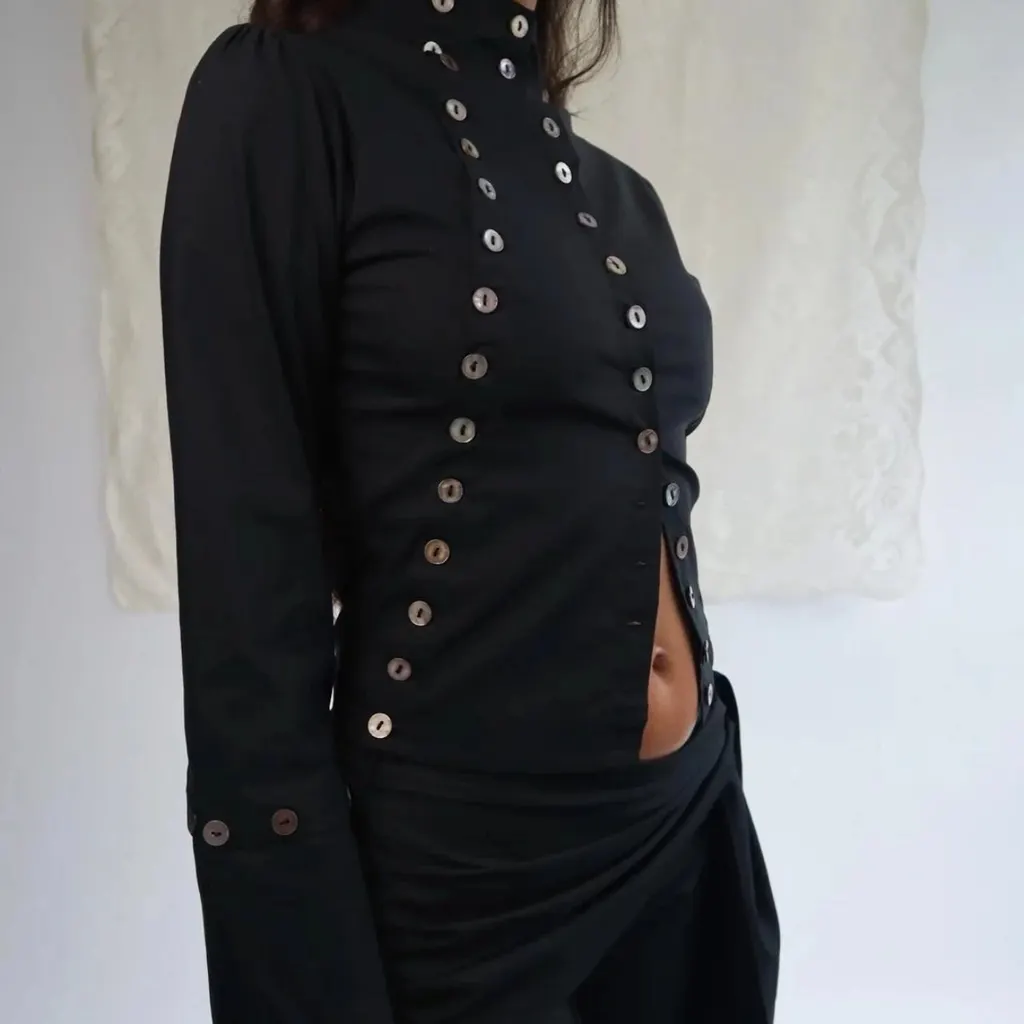 Chemise à double boutonnage