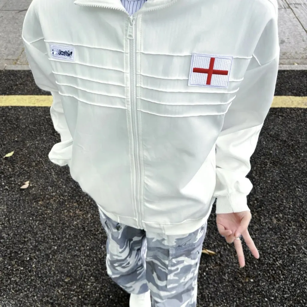 Veste zippée drapeau anglais