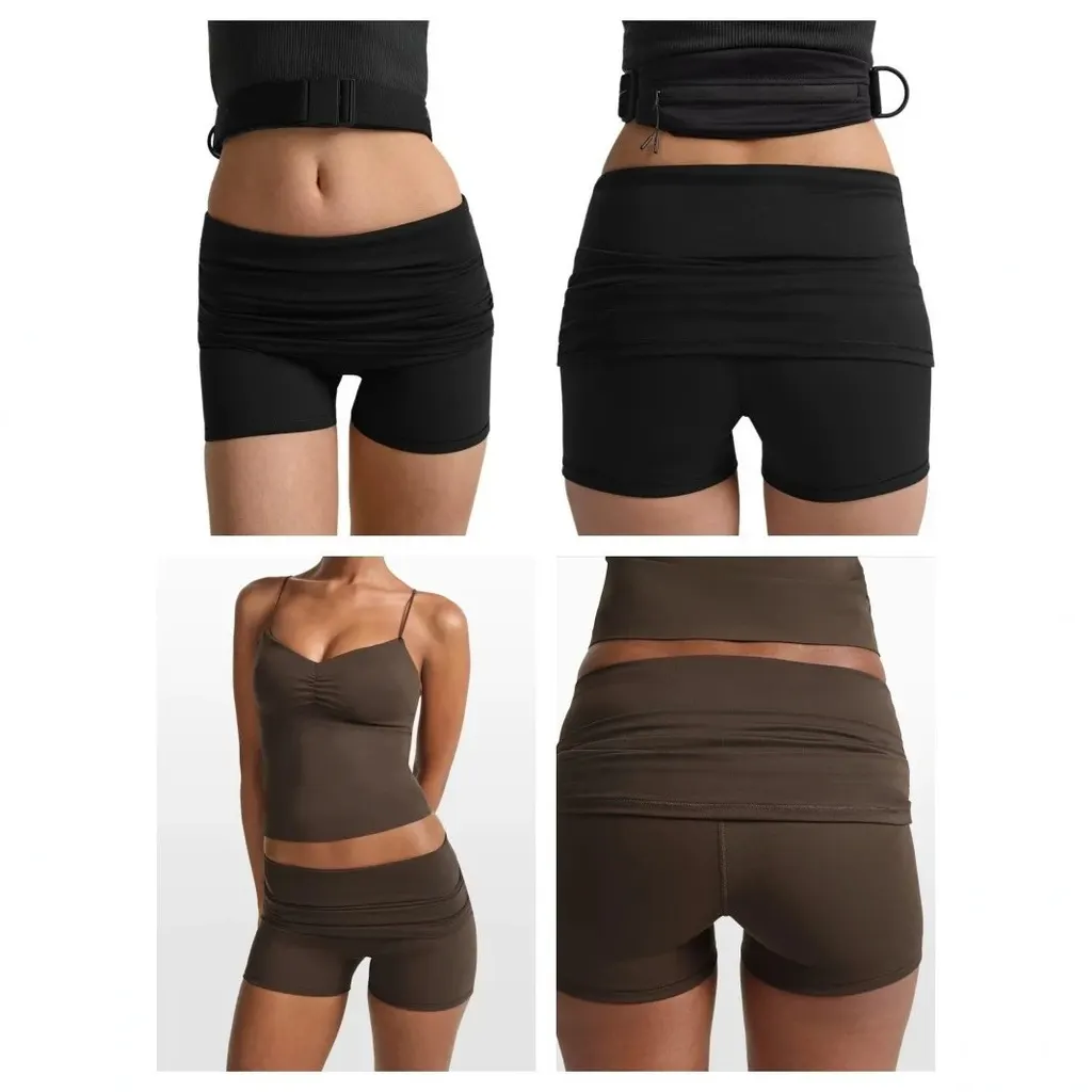 Short yoga taille haute