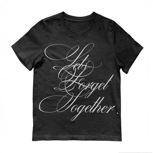T-shirt Forget Raven