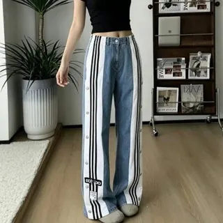 Jean Adidas à pressions