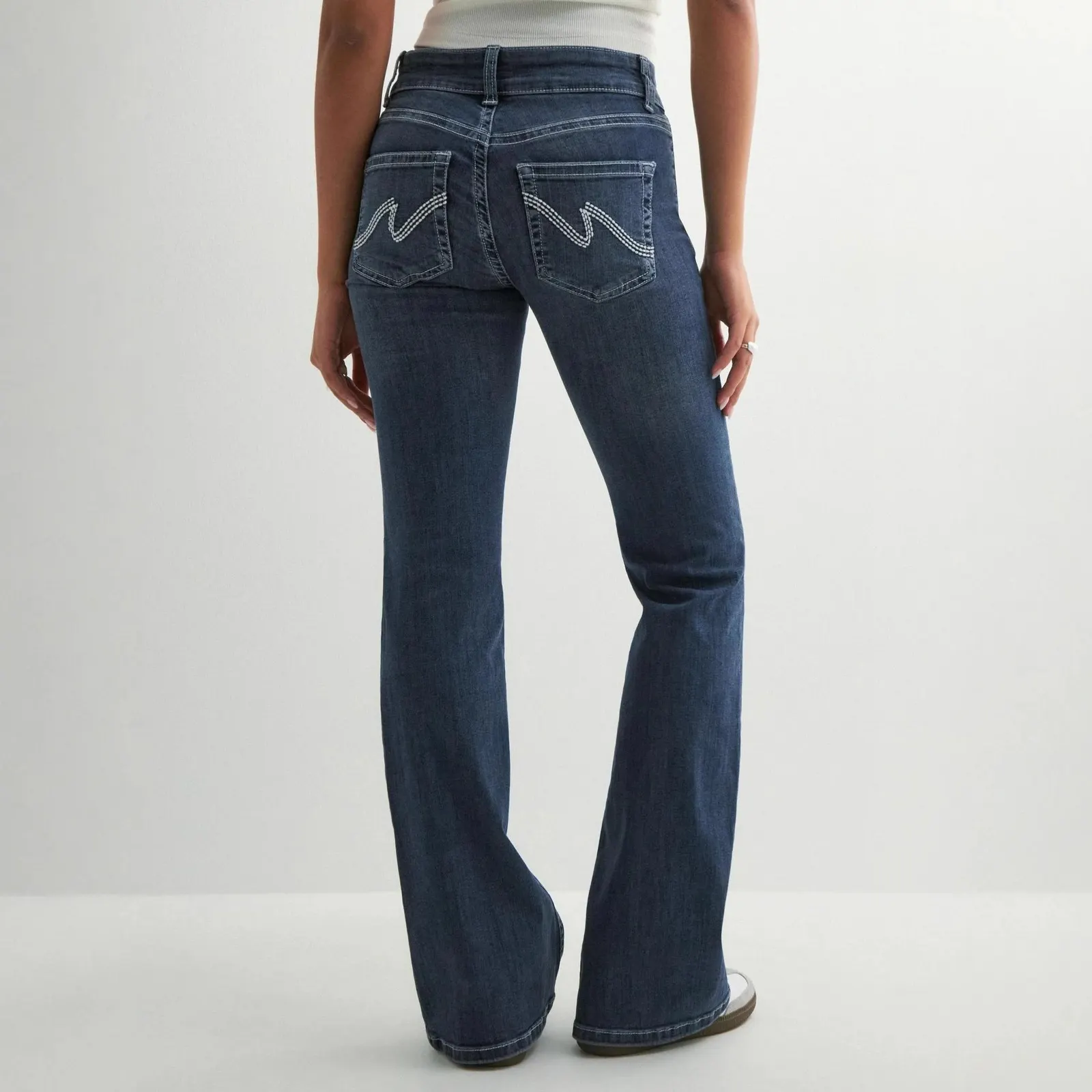 Jean flare taille basse