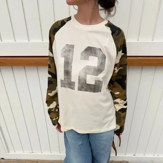 T-shirt raglan manches longues