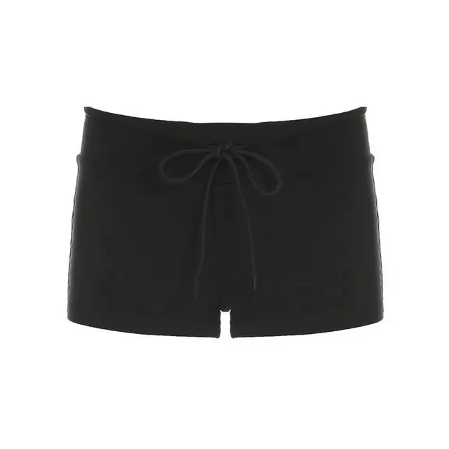 Short taille basse à cordon