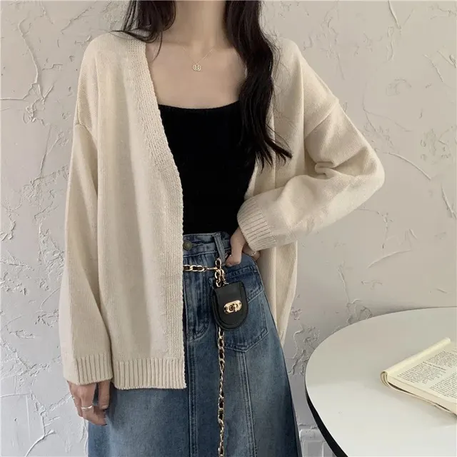 Cardigan en maille oversize