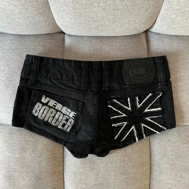Short en jean taille basse Y2K