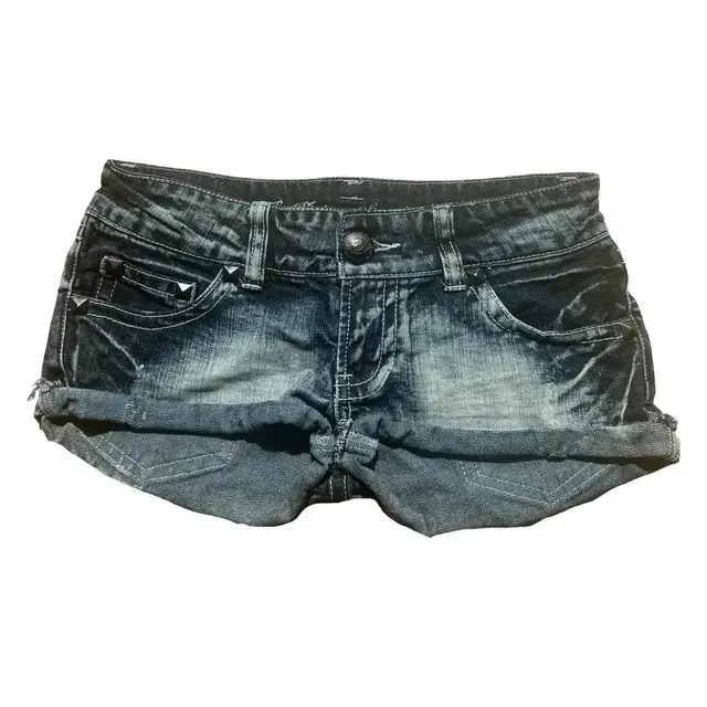 Short en jean taille basse Y2K