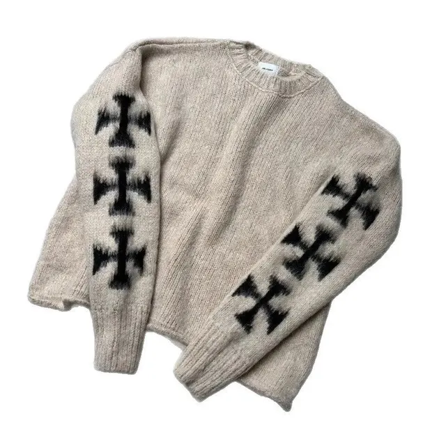 Pull en mohair jacquard
