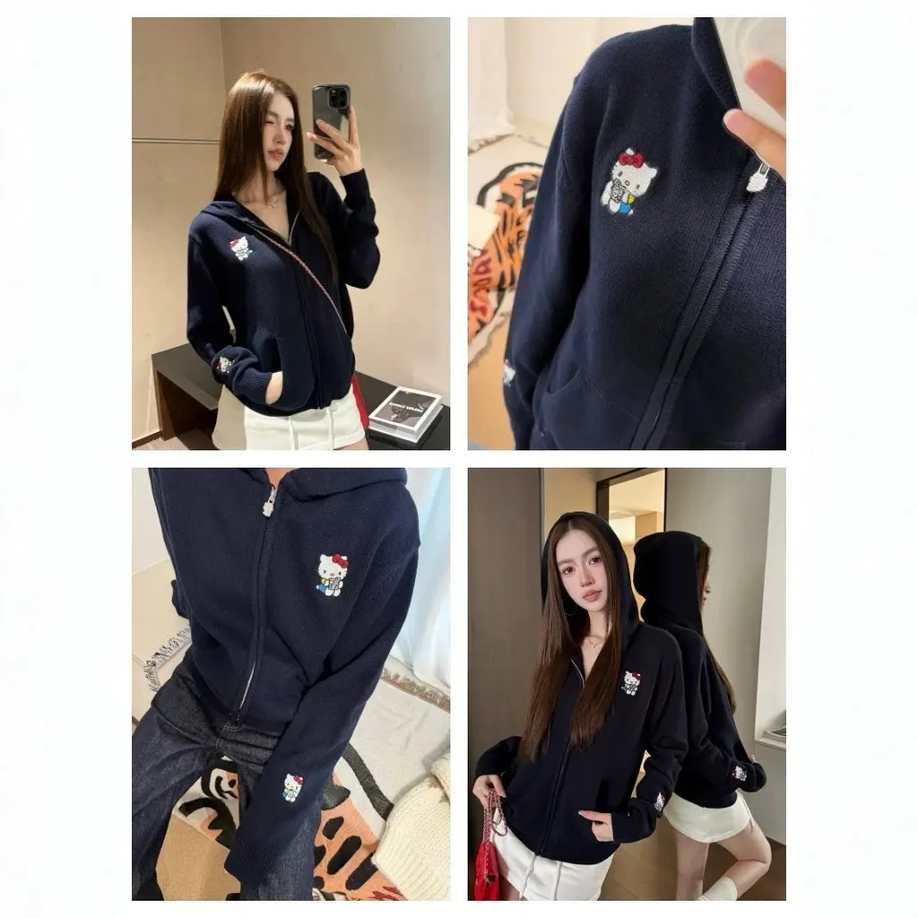 Cardigan zippé Hello Kitty