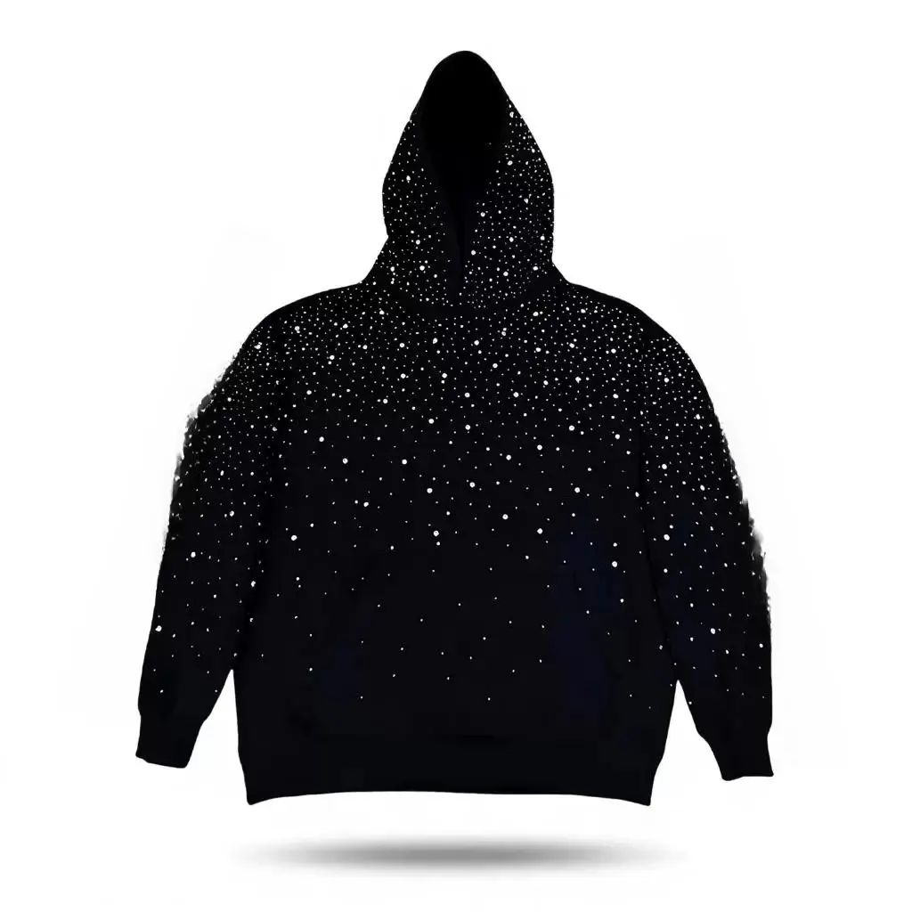 Ensemble hoodie et pantalon strass