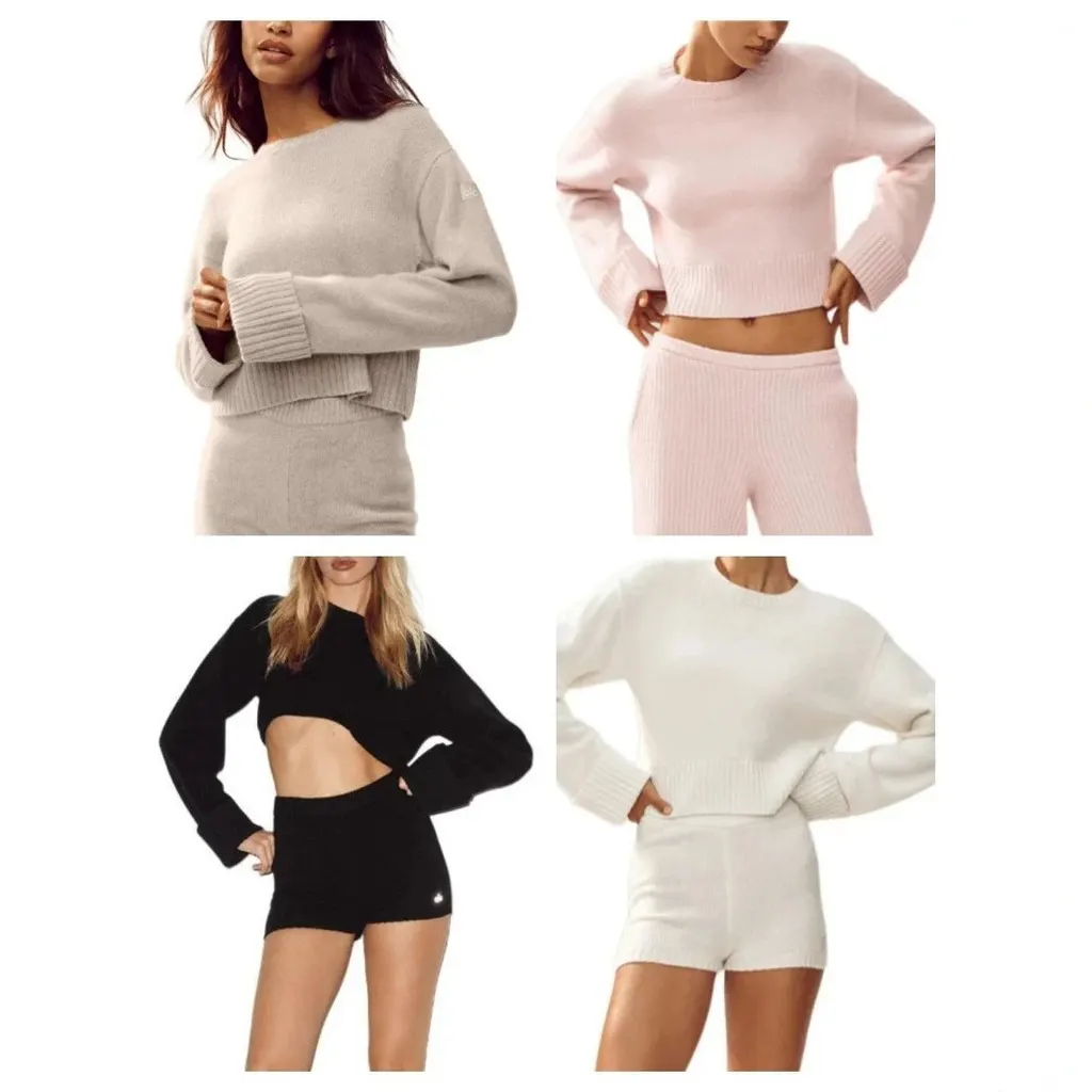 Pull court en maille