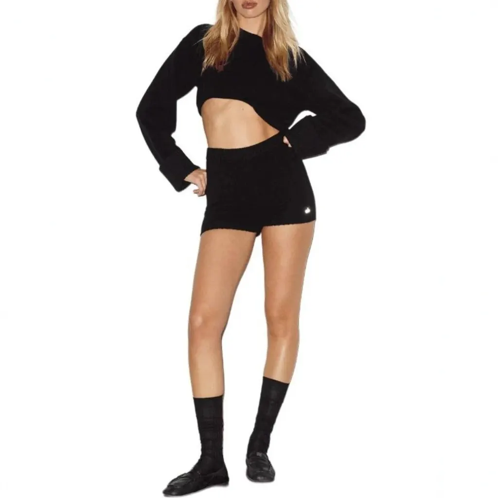 Pull court en maille