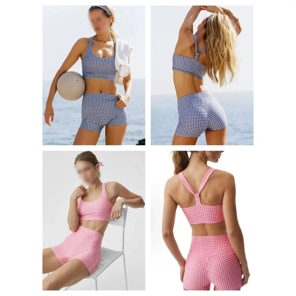 Ensemble sport vichy