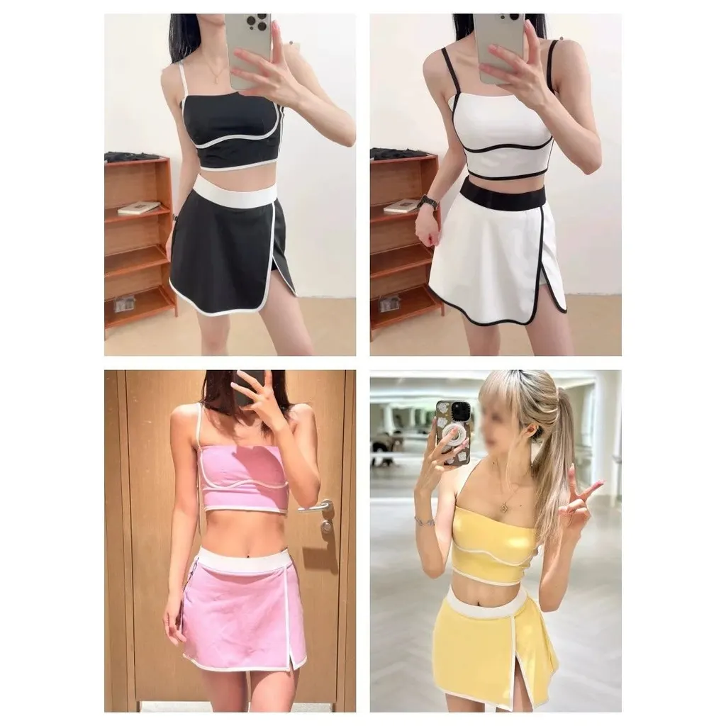 Ensemble sport brassière jupe