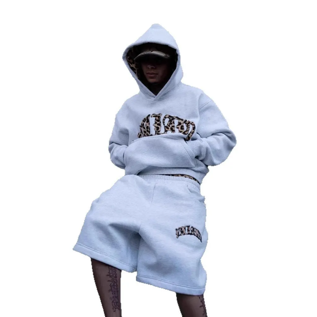 Ensemble hoodie léopard