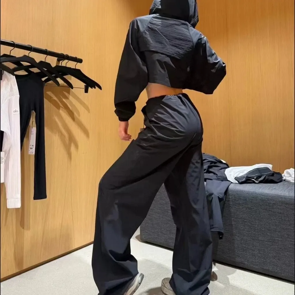 Pantalon parachute ample