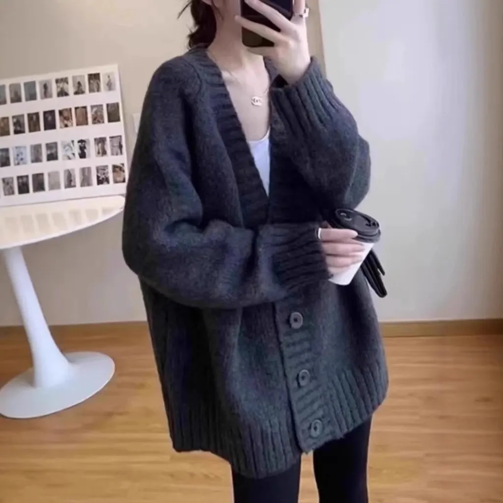 Cardigan en maille oversize
