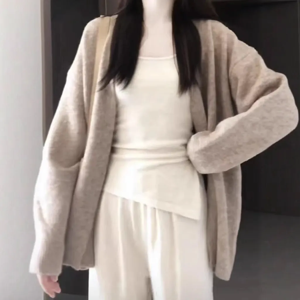 Gilet long en maille