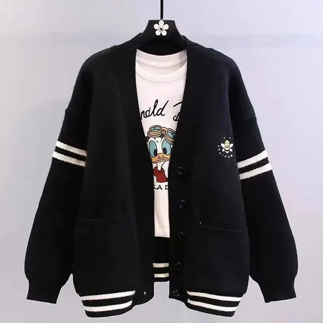 Cardigan brodé abeille