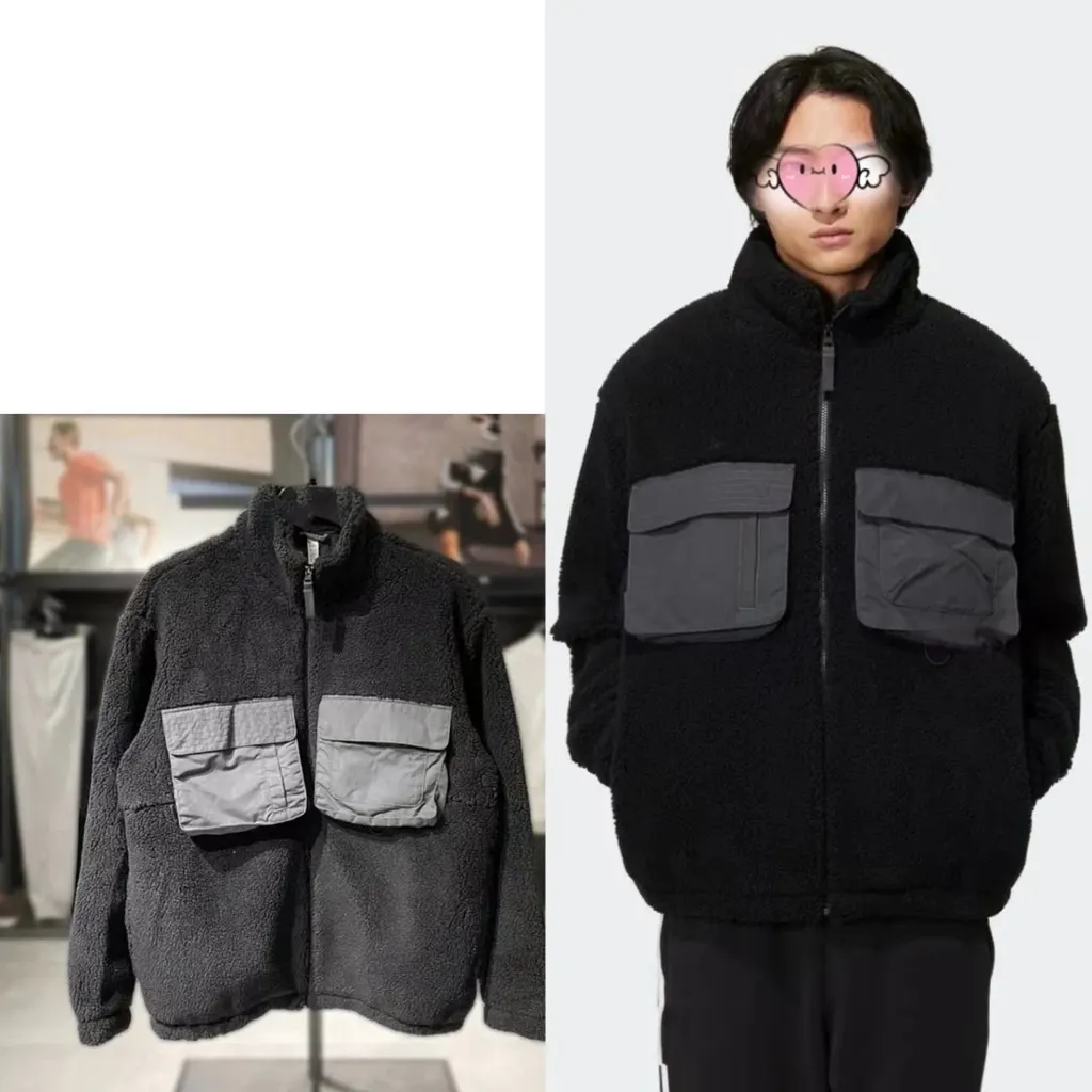 Veste polaire poches cargo