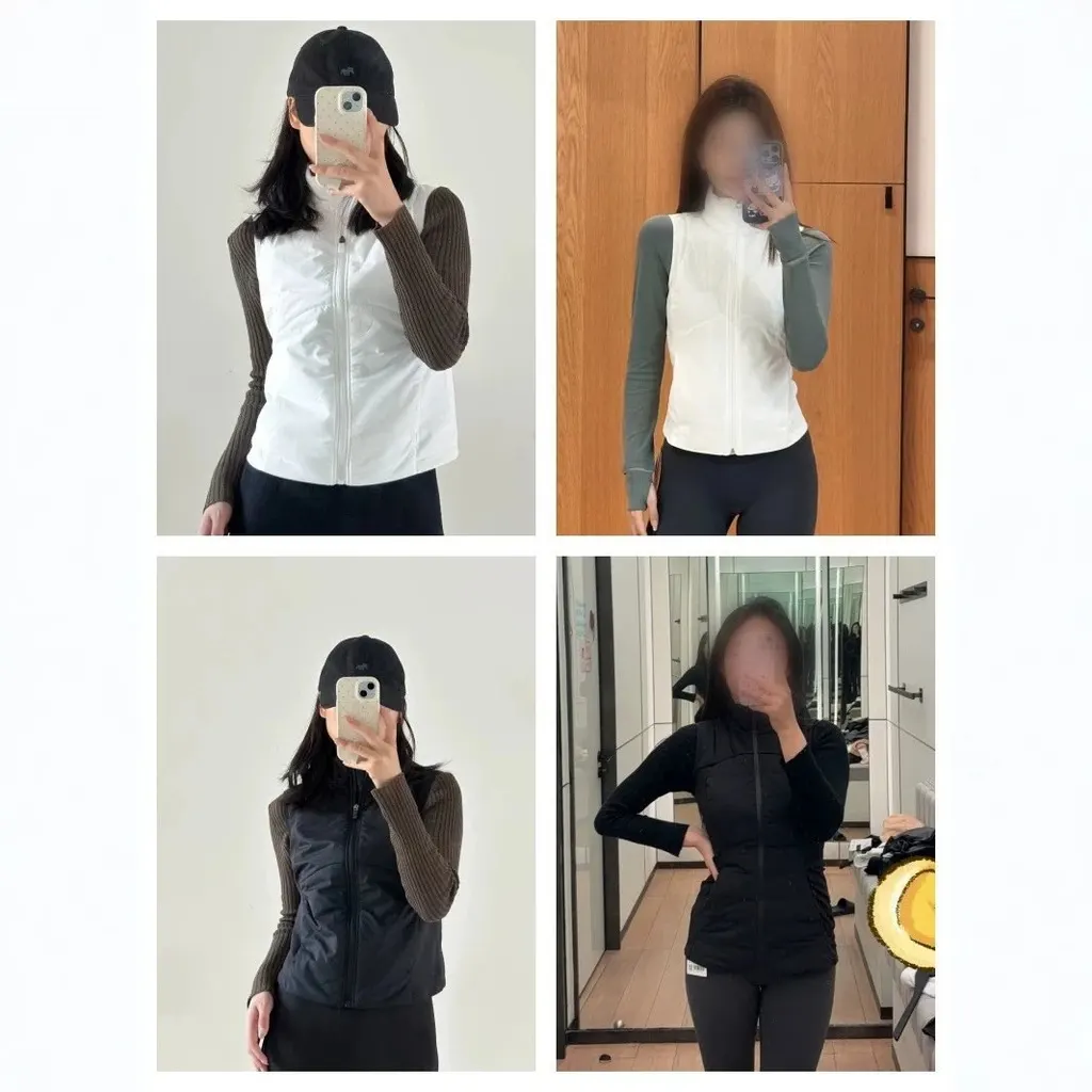 Gilet de sport zippé