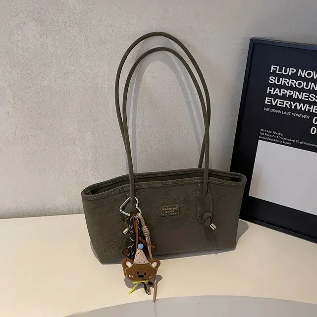 Sac épaule breloque ourson