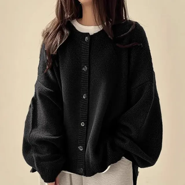 Cardigan boutonné en maille
