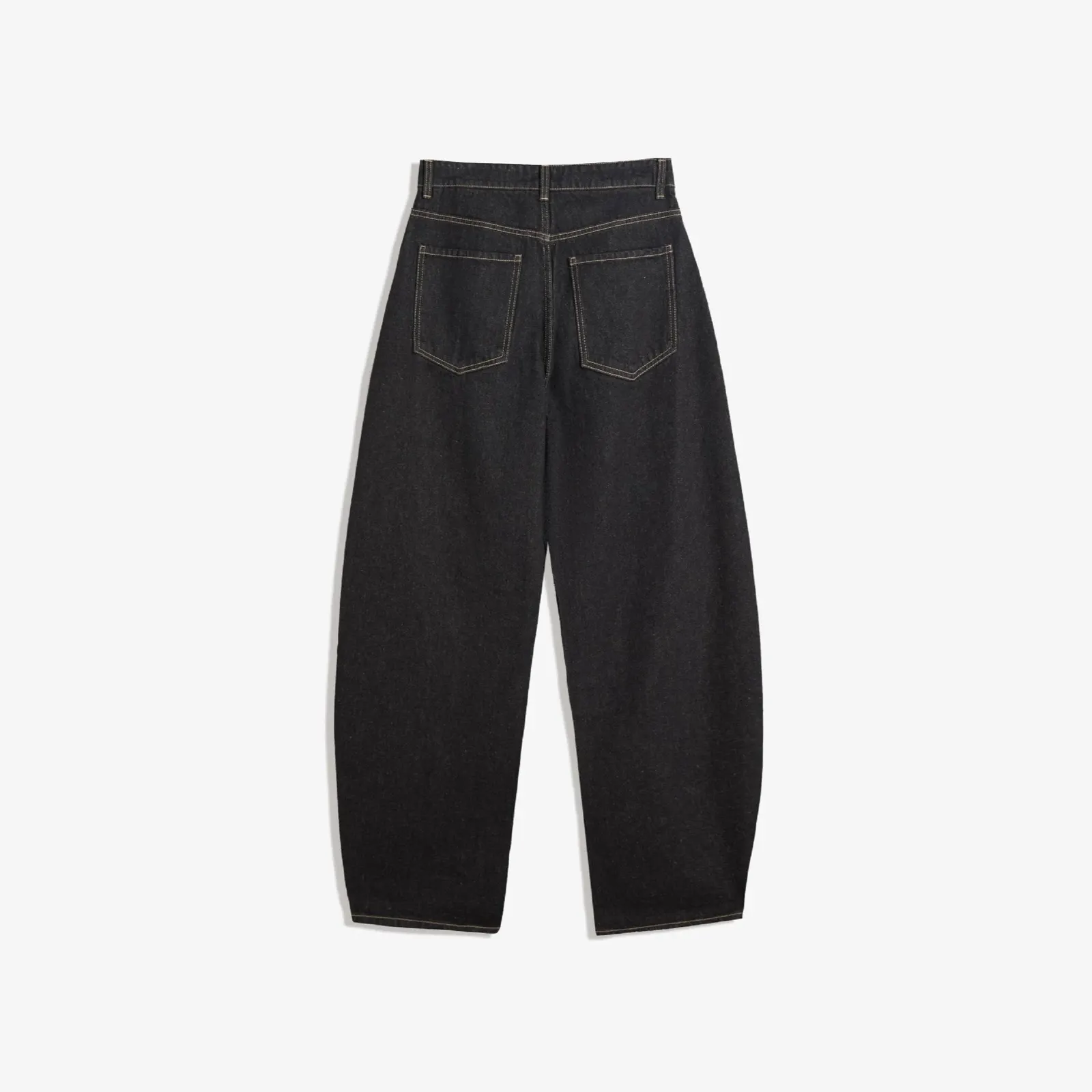 Jean barrel taille haute