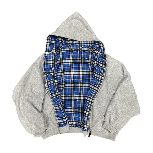 Hoodie zippé réversible