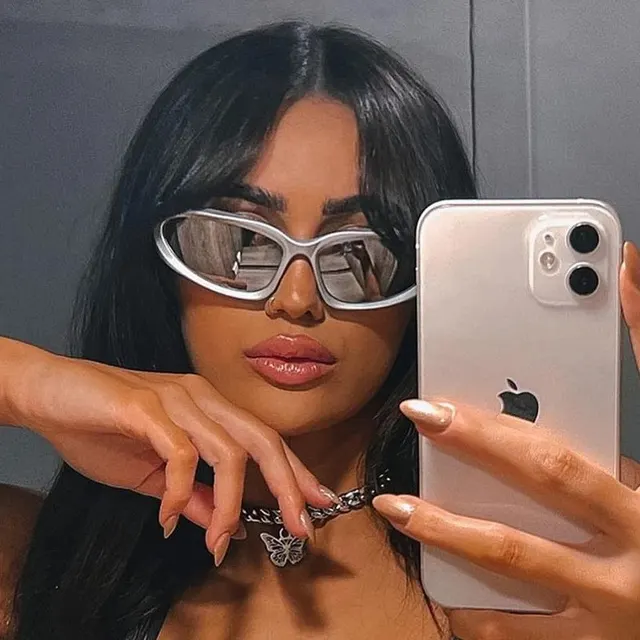 Lunettes de soleil sport Y2K