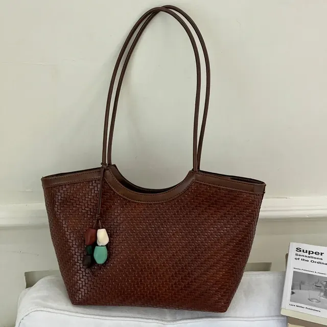 Sac cabas tressé