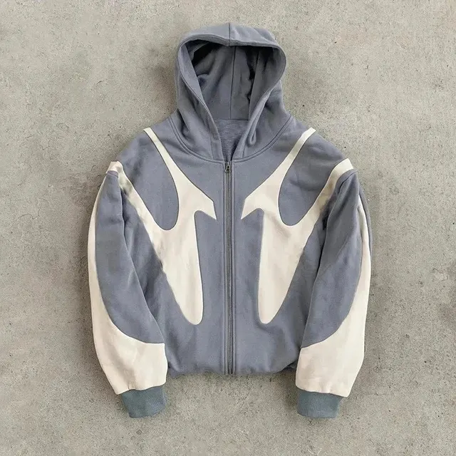 Hoodie zippé motif tribal