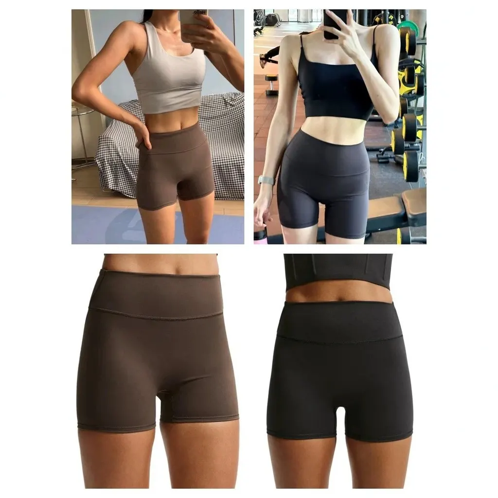 Short de yoga taille haute