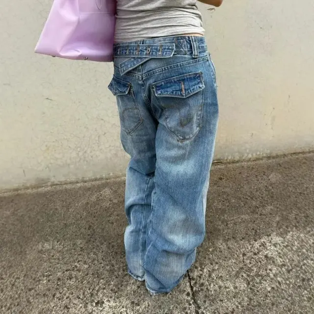 Jean baggy taille basse