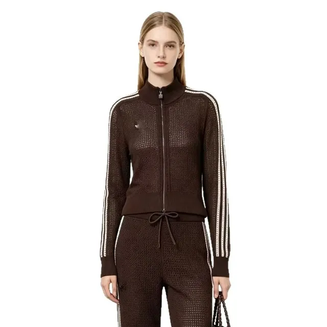 Ensemble en maille ajourée