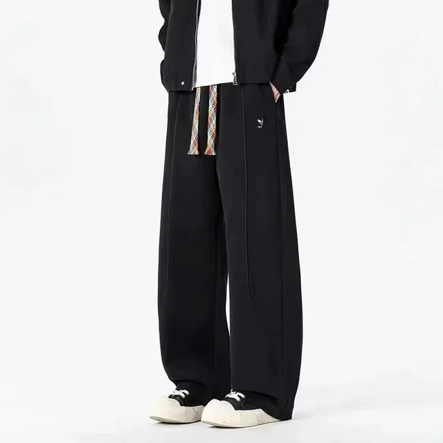 Pantalon large à cordon