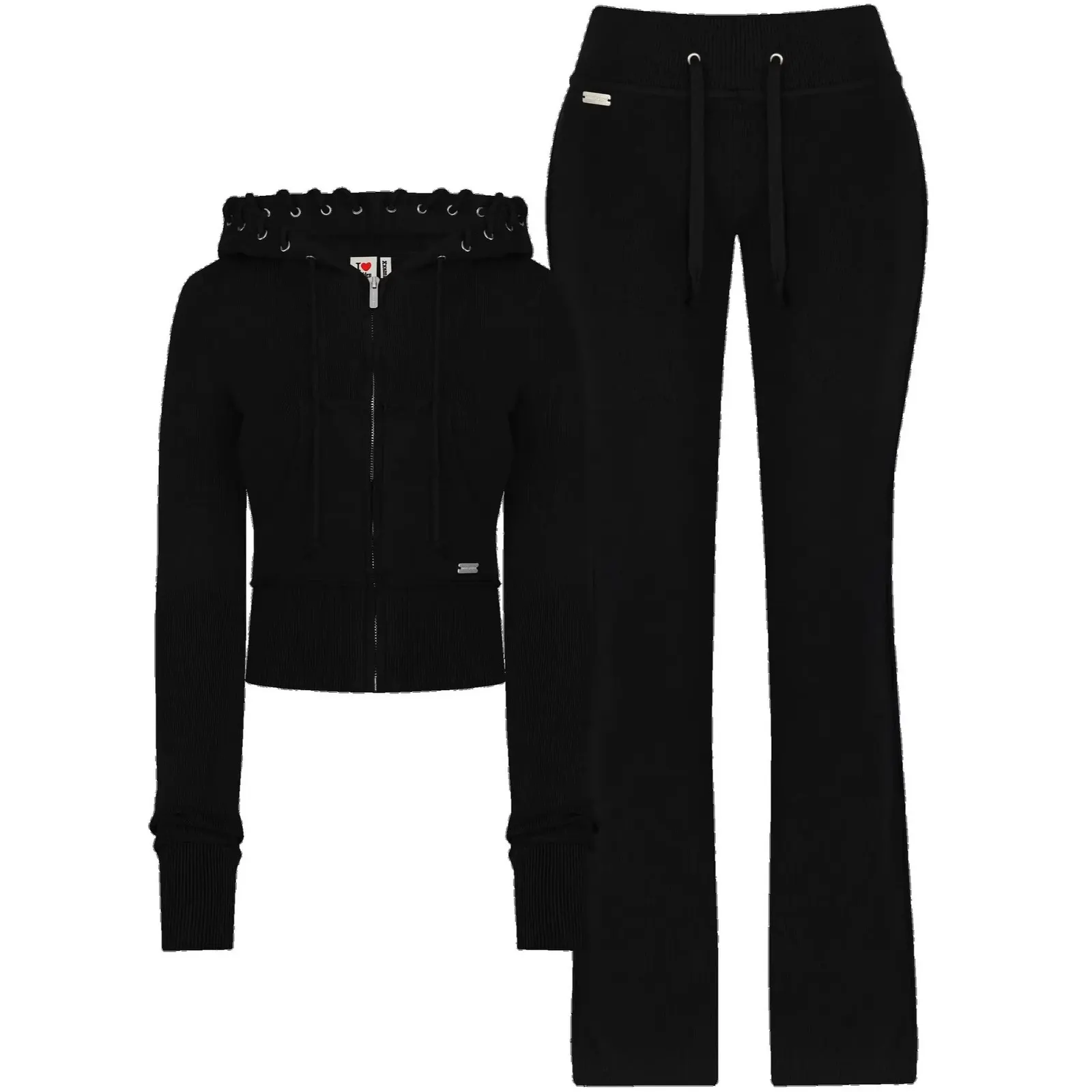 Ensemble hoodie pantalon flare