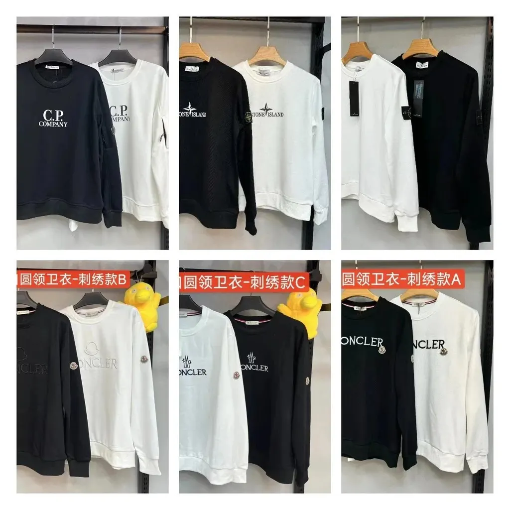 Sweat col rond brodé