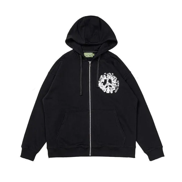 Hoodie zippé Denim Tears