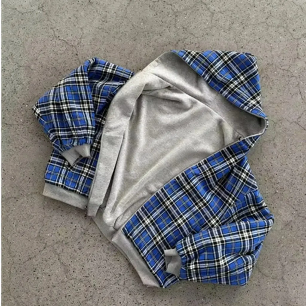 Hoodie zippé réversible