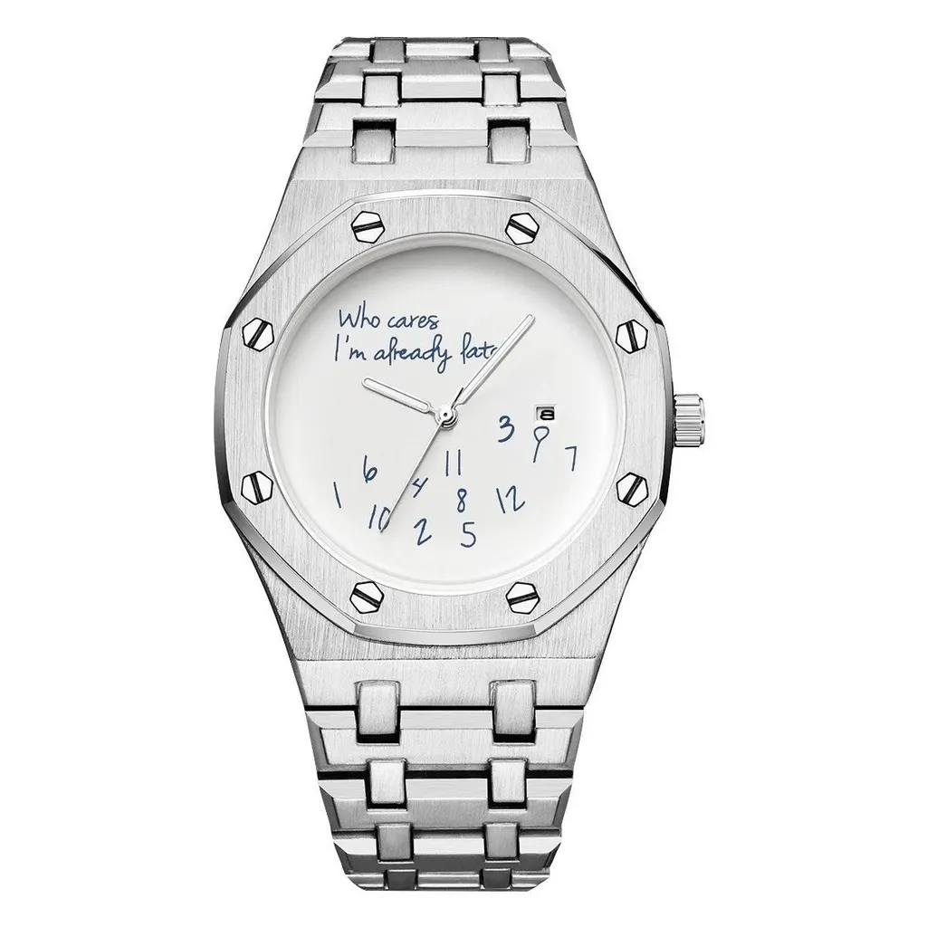 Montre octogonale en acier