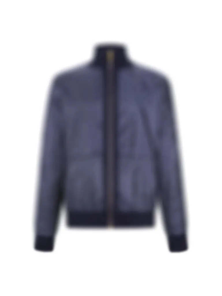 Veste coupe-vent zippée